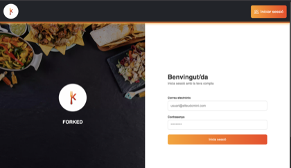 Vista previa de Restaurant management SaaS